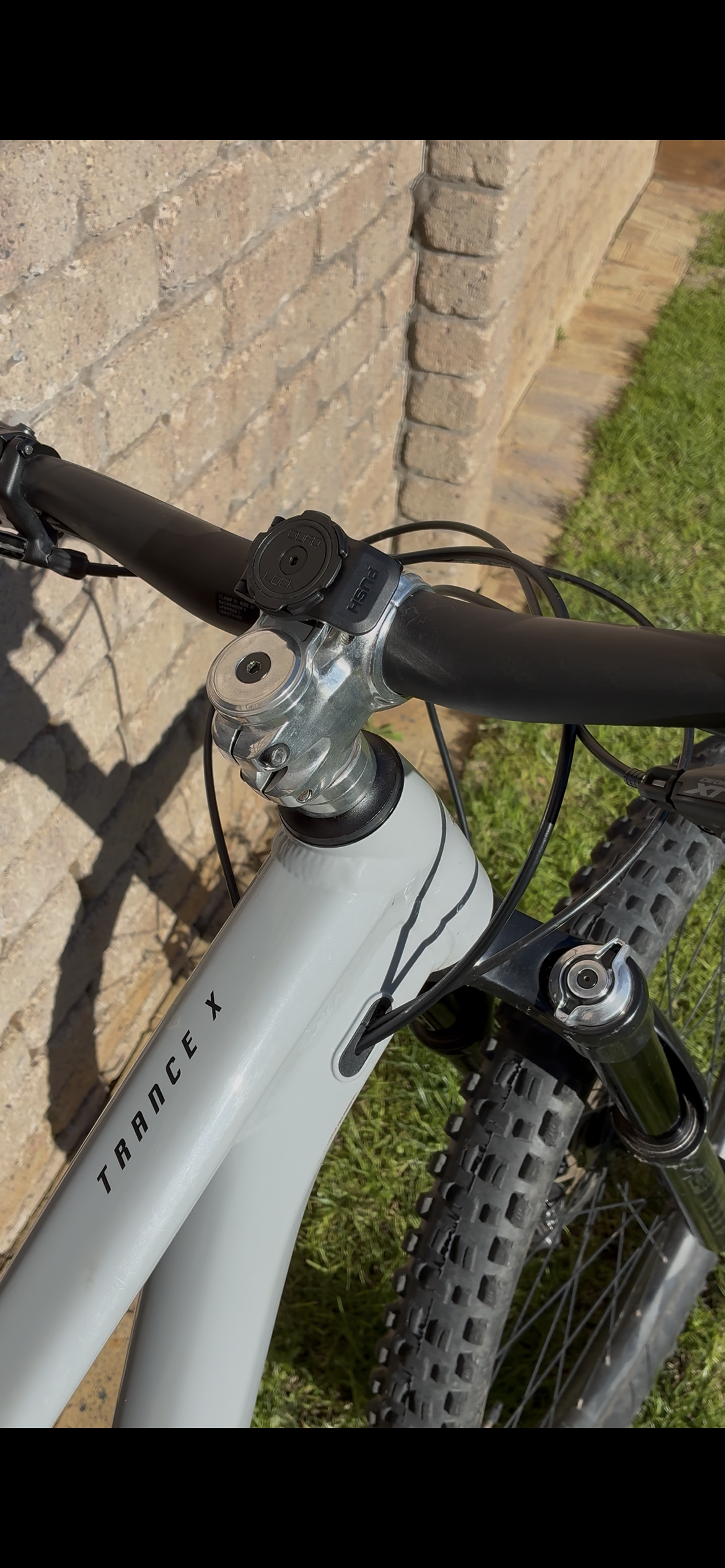 Bike component after mirror polishing